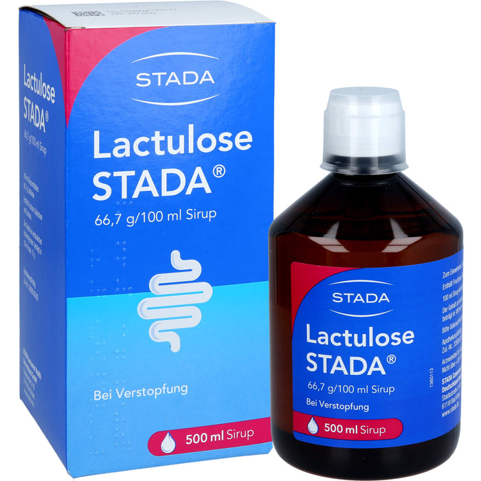 Lactulose STADA Sirup bei Verstopfung, 500 ml Lösung