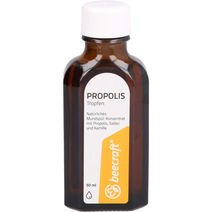 beecraft Propolis Tropfen Mundspül-Konzentrat, 50 ml Lösung