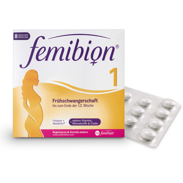 Femibion 1 Frühschwangerschaft Tabletten, 56 St. Tabletten