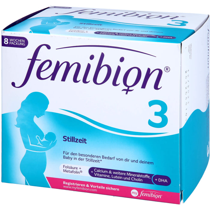 Femibion 3 Stillzeit Tabletten und Kapseln, 56 St. Tagesportionen