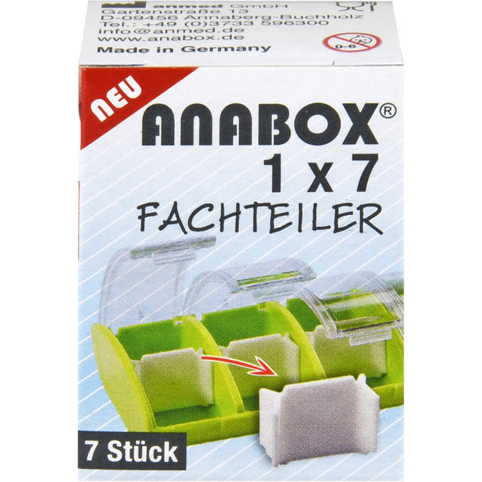 ANABOX 1x7 Fachteiler, 1 St. Behältnis