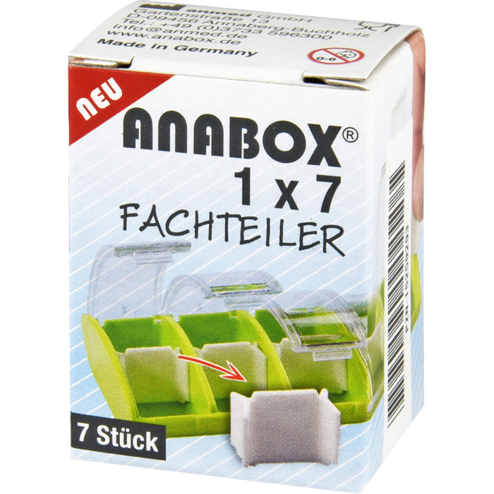 ANABOX 1x7 Fachteiler, 1 St. Behältnis