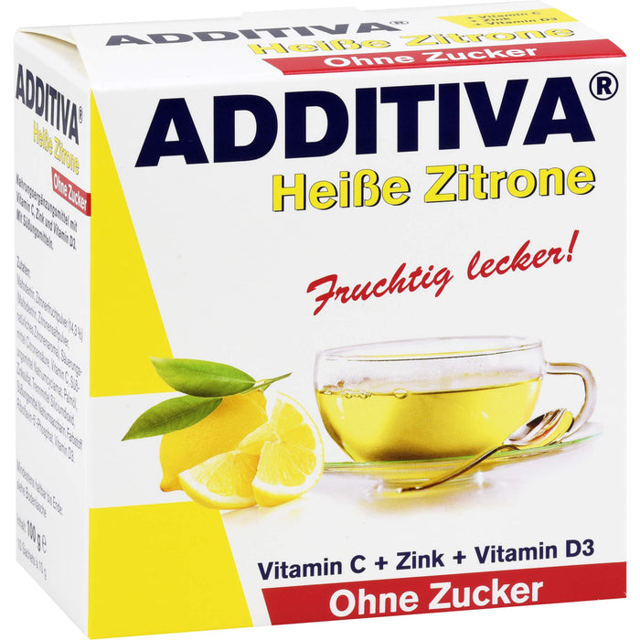 Additiva Heiße Zitrone ohne Zucker, 10 St. Beutel