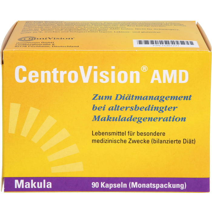 CentroVision AMD Kapseln bei altersbedingter Makuladegeneration, 90 St. Kapseln