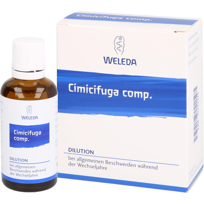 WELEDA Cimicifuga comp. Dilution bei allgemeinen Beschwerden während der Wechseljahre, 100 ml Lösung