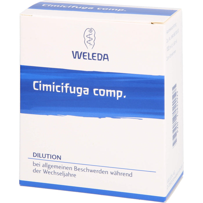 WELEDA Cimicifuga comp. Dilution bei allgemeinen Beschwerden während der Wechseljahre, 100 ml Lösung