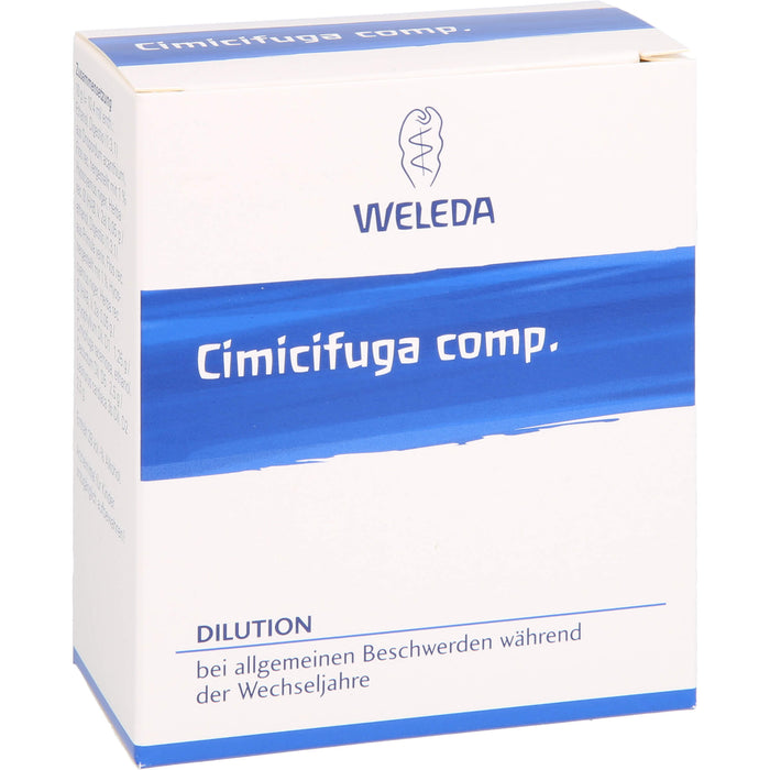 WELEDA Cimicifuga comp. Dilution bei allgemeinen Beschwerden während der Wechseljahre, 100 ml Lösung