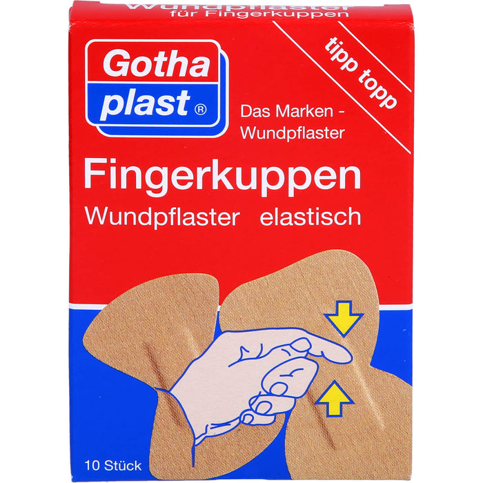 Gothaplast Fingerkuppenwundpflaster elastisch 2Gr., 10 St. Pflaster