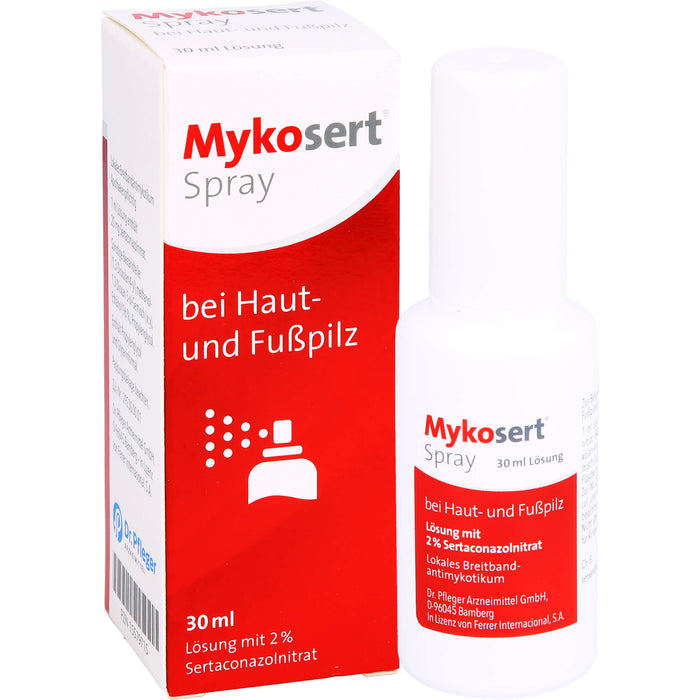 Mykosert Spray bei Haut- und Fußpilz, 30 ml Lösung