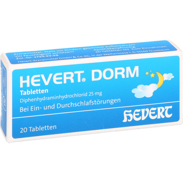 Hevert Dorm, Tabletten, 20 St. Tabletten