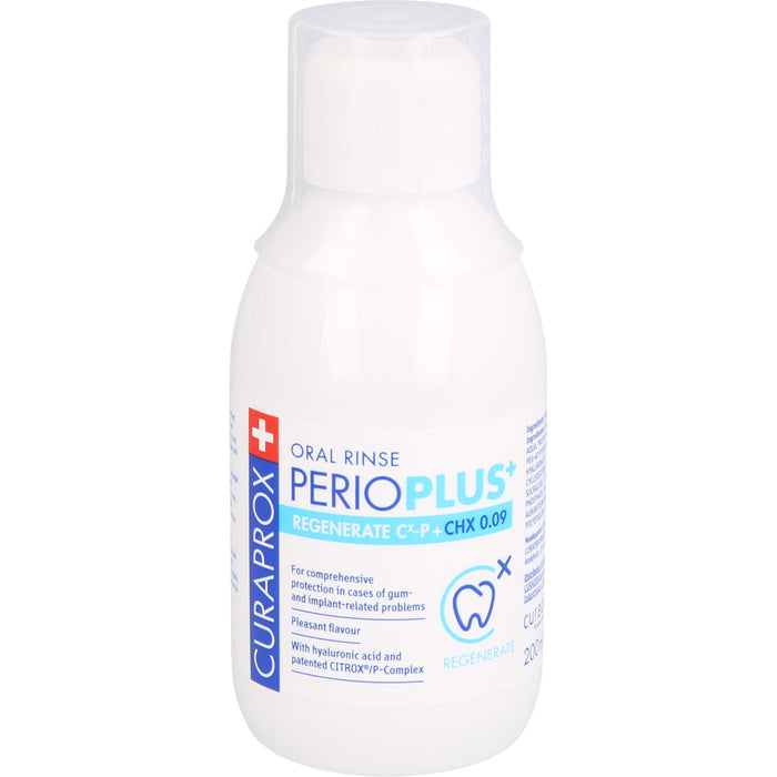 CURAPROX Perio Plus+ Regenerate Mundspülung, 200 ml Lösung