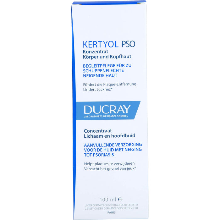 DUCRAY Kertyol P.S.O. Konzentrat Körper und Kopfhaut, 100 ml Lösung