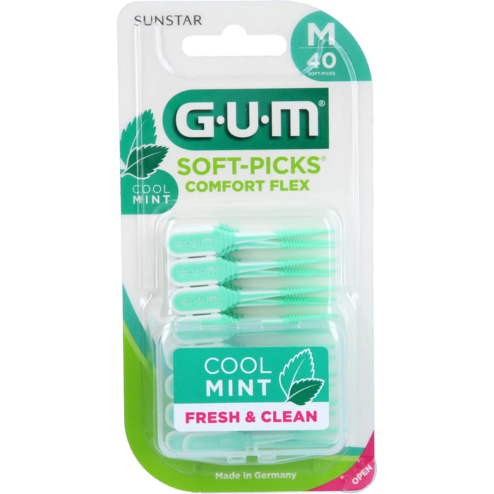 GUM SOFT-PICKS COMFORT FLEX MINT Medium, 40 St ZBU