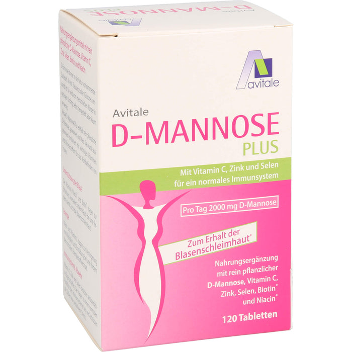 D-Mannose Plus 2000mg Tabl. m. Vit. u. Mineralst., 120 St TAB