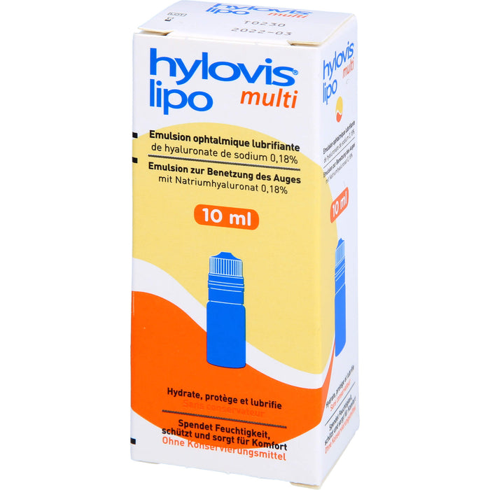 Hylovis lipo multi Augentropfen spendet Feuchtigkeit, 10 ml Lösung