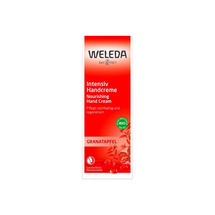 WELEDA Granatapfel Intensiv Handcreme pflegt reichhaltig & regeneriert, 50 ml Creme