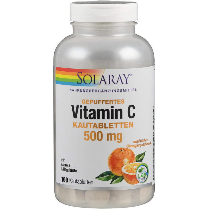 Vitamin C Kautabletten 500 mg Orange, 100 St KTA
