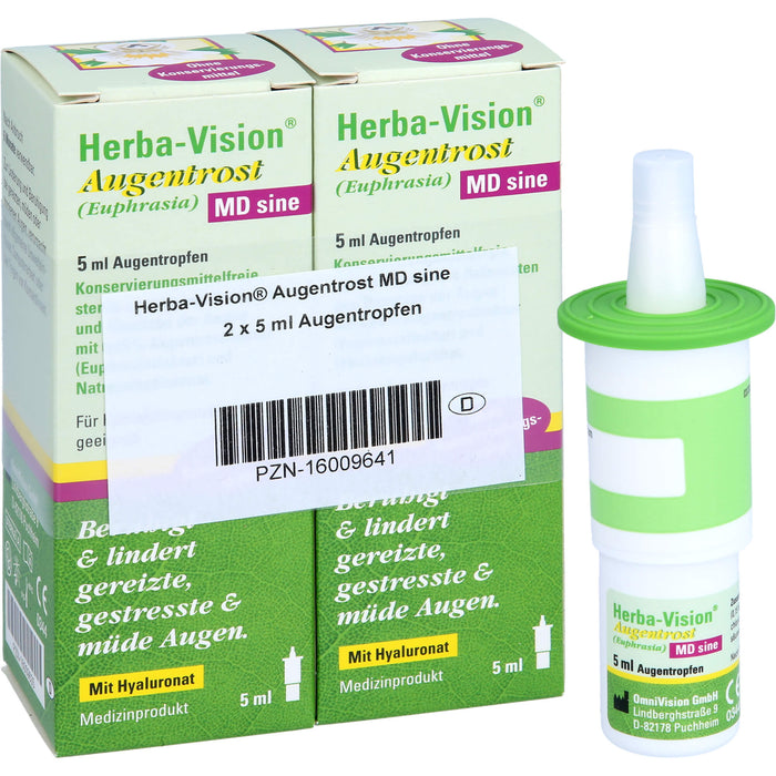 Herba-Vision Augentrost (Euphrasia) MD sine Augentropfen, 10 ml Lösung