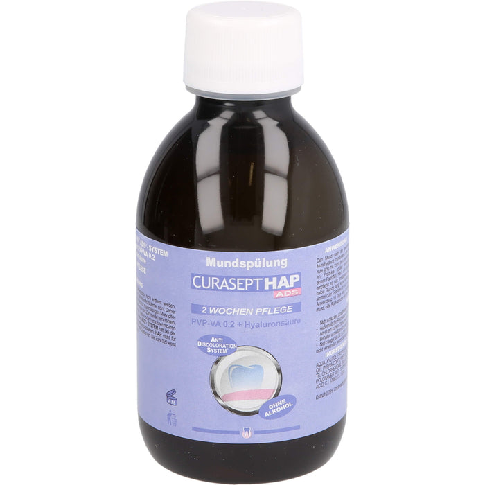 CURASEPT HAP020 PVP-VA 0,20 + Hyaluron Mundspülung, 200 ml Lösung