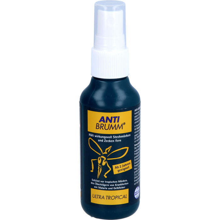 Anti Brumm Ultra Tropical Spray schützt vor tropischen Mücken und Zecken, 75 ml Lösung