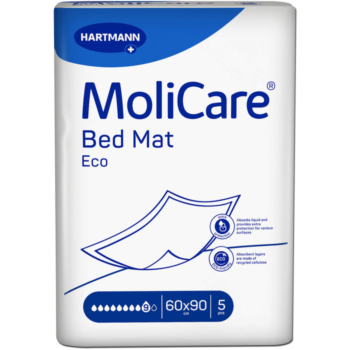 MoliCare Bed Mat Eco 9 Tropfen 60 x 90 cm, 5 St. Unterlagen