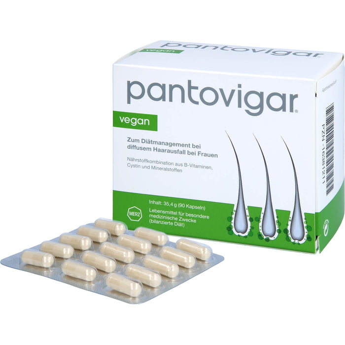 Pantovigar vegan, 90 St. Kapseln