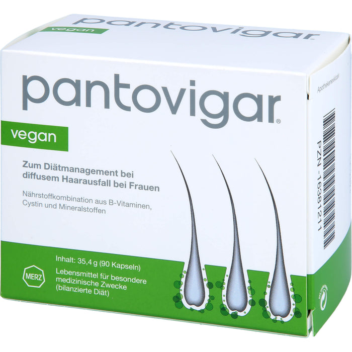 Pantovigar vegan, 90 St. Kapseln