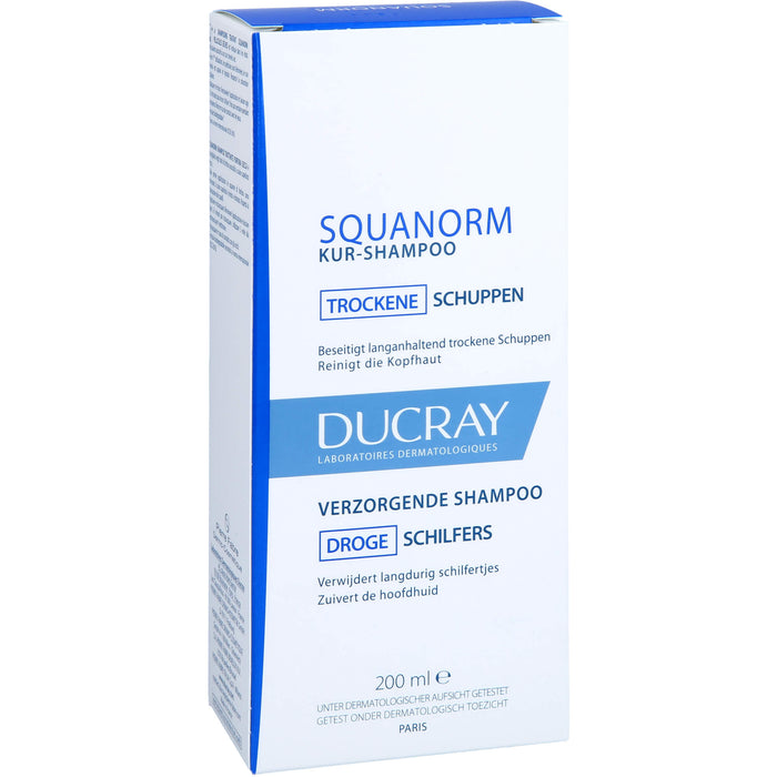 DUCRAY SQUANORM TROCKENE SCHUPPEN KUR-SHAMPOO, 200 ml Lösung