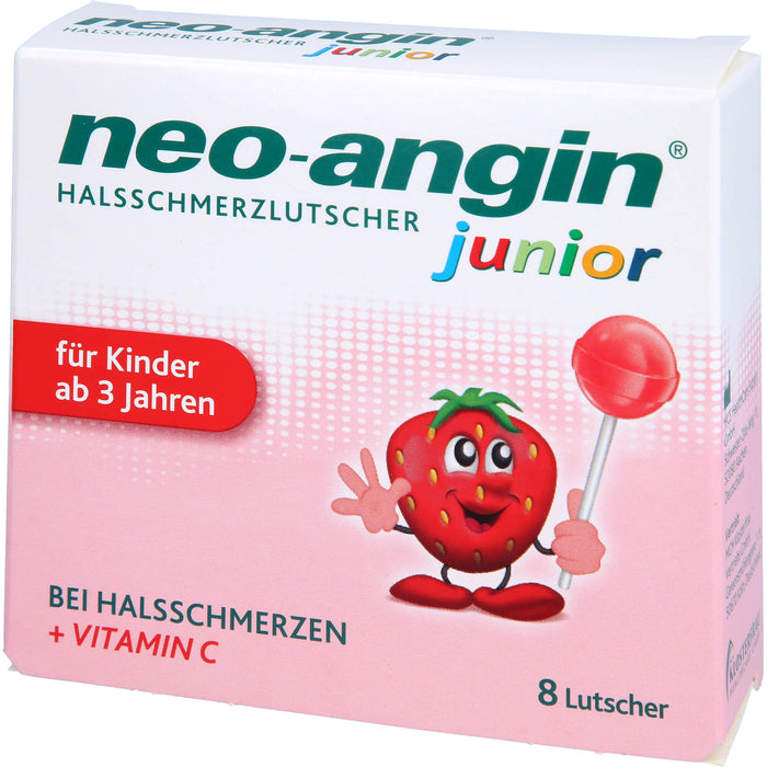 neo-angin junior Halsschmerzlutscher, 8 St. Lutscher