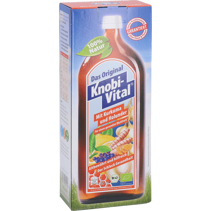 KnobiVital Kurkuma und Holunder Bio, 960 ml Lösung