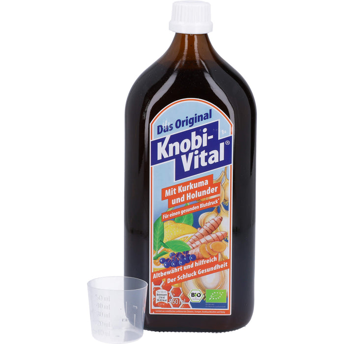 KnobiVital Kurkuma und Holunder Bio, 960 ml Lösung