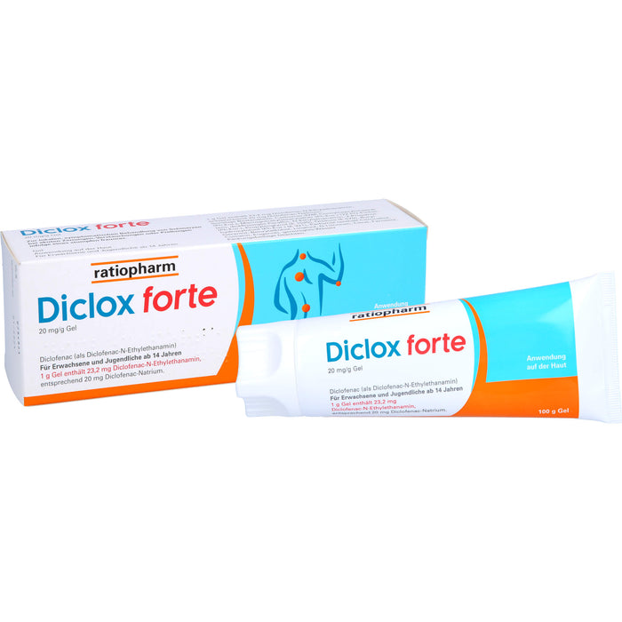 Diclox forte 20 mg/g Gel, 100 g Gel