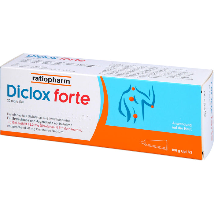 Diclox forte 20 mg/g Gel, 100 g Gel