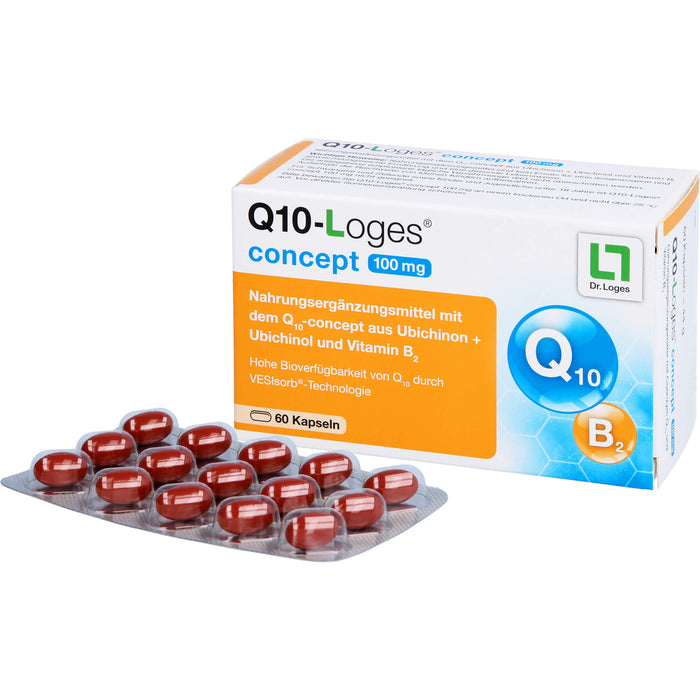 Q10-Loges concept 100 mg Kapseln, 60 St. Kapseln