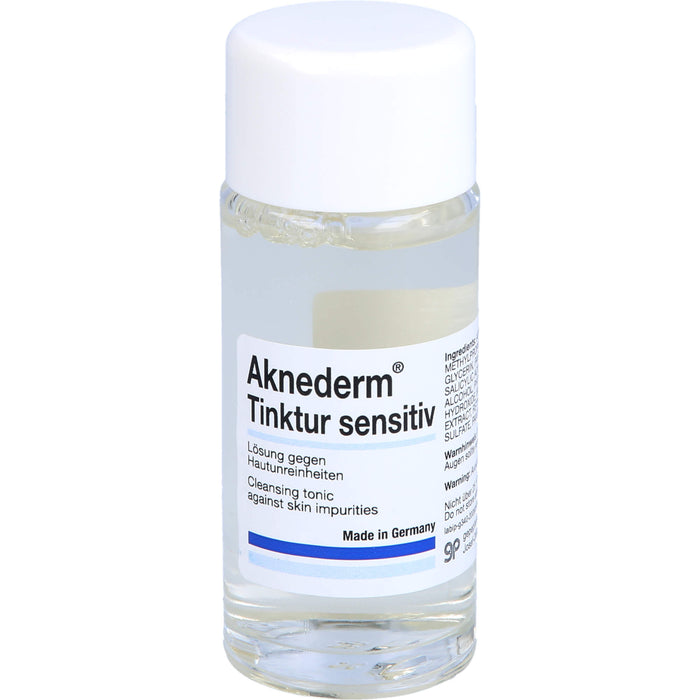 Aknederm Tinktur sensitiv Lösung gegen Hautunreinheiten, 100 ml Lösung