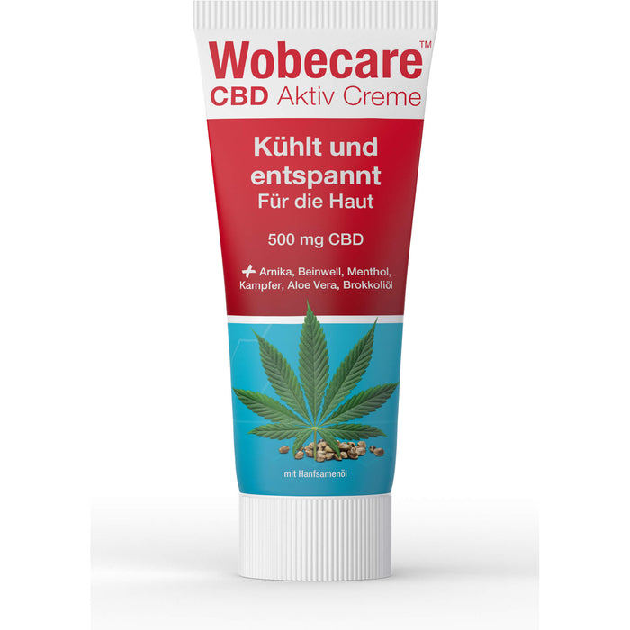 Wobecare CBD Aktiv Creme, 100 ml Creme