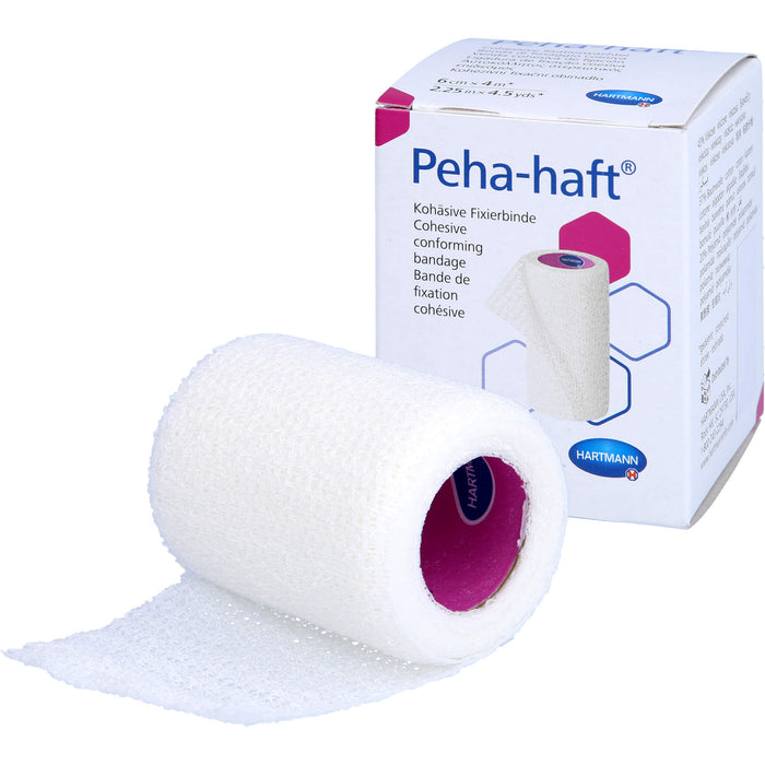 Peha Haft Fixierbinde latexfrei 6 cm x 4 m OTC, 1 St. Binde