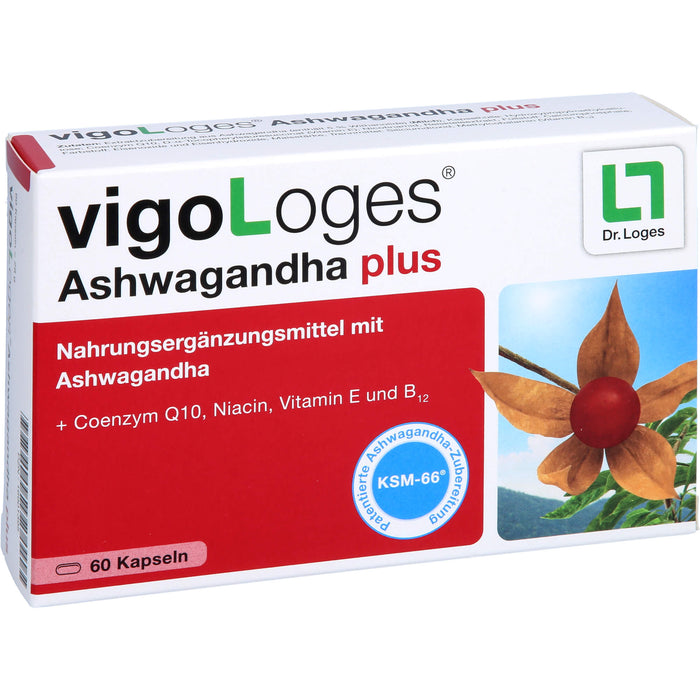 vigoLoges Ashwagandha plus Kapseln, 60 St., 60 St. Kapseln