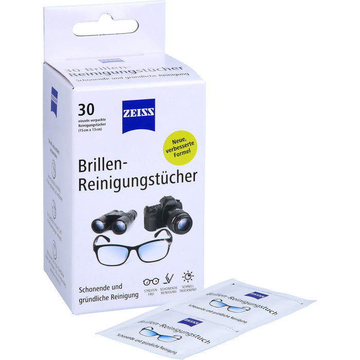 ZEISS Brillen-Reinigungstücher, 30 St. Tücher