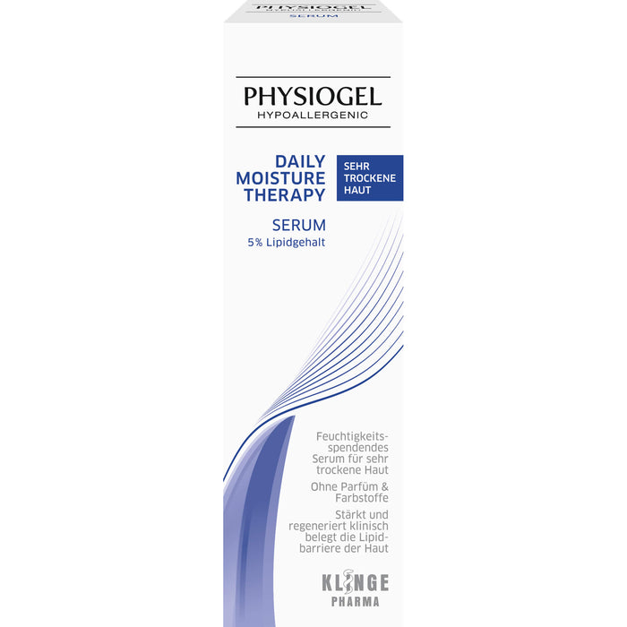 PHYSIOGEL Daily Moisture Therapy Serum für sehr trockene Haut, 30 ml Lösung