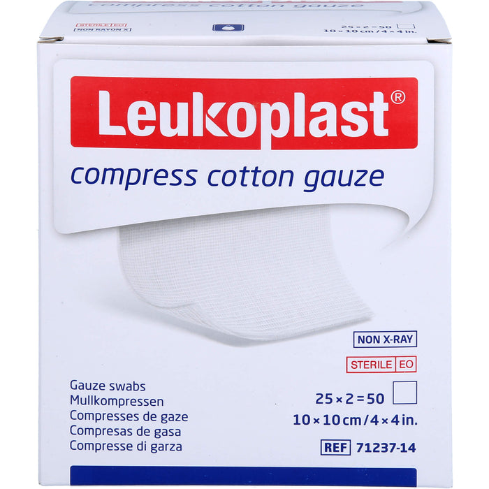 Leukoplast Mullkompressen 10 x 10 cm, 50 St. Kompressen