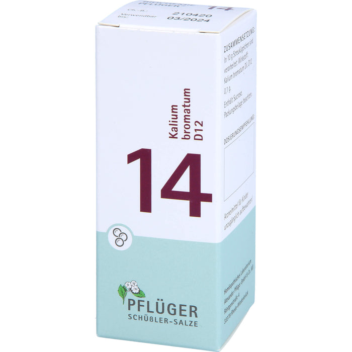 Biochemie Nr.14 Kalium bromatum D12 Pflüger Globuli, 15 g GLO