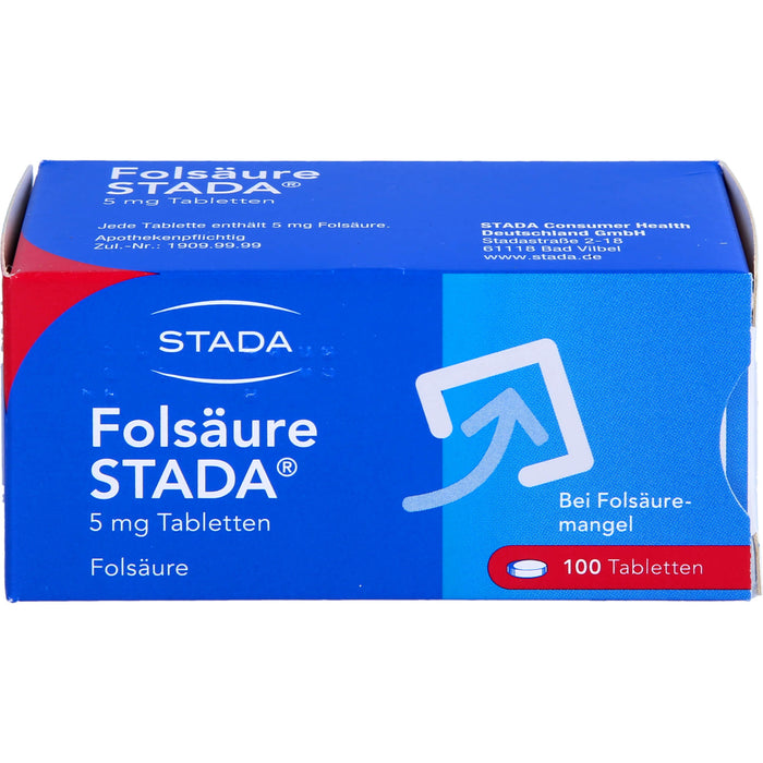 Folsäure STADA® 5 mg Tabletten, 100 St TAB