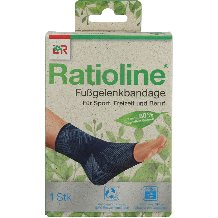 Ratioline Fußgelenkbandage Gr. L, 1 St BAN