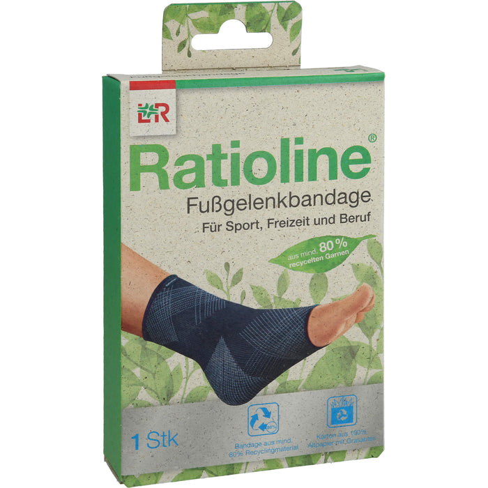 Ratioline Fußgelenkbandage Gr. L, 1 St BAN