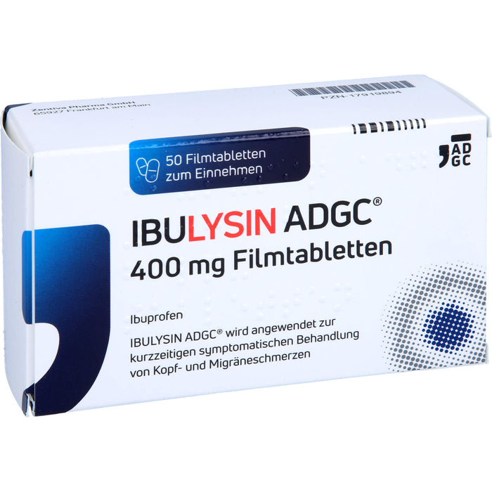 IBULYSIN ADGC 400 mg Filmtabletten, 50 St FTA