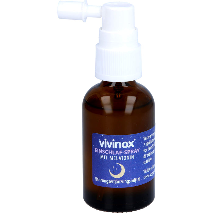 vivinox Einschlaf-Spray mit Melatonin zur Verkürzung der Einschlafzeit, 30 ml Lösung