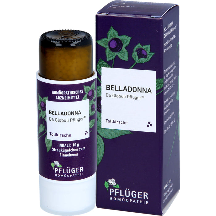 Belladonna D6 Globuli Pflüger Dosierspender, 10 g GLO