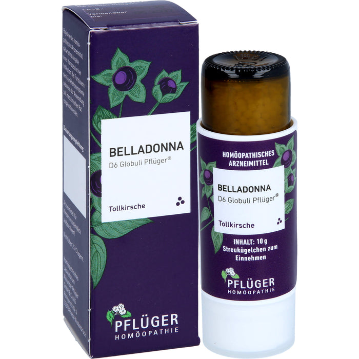 Belladonna D6 Globuli Pflüger Dosierspender, 10 g GLO