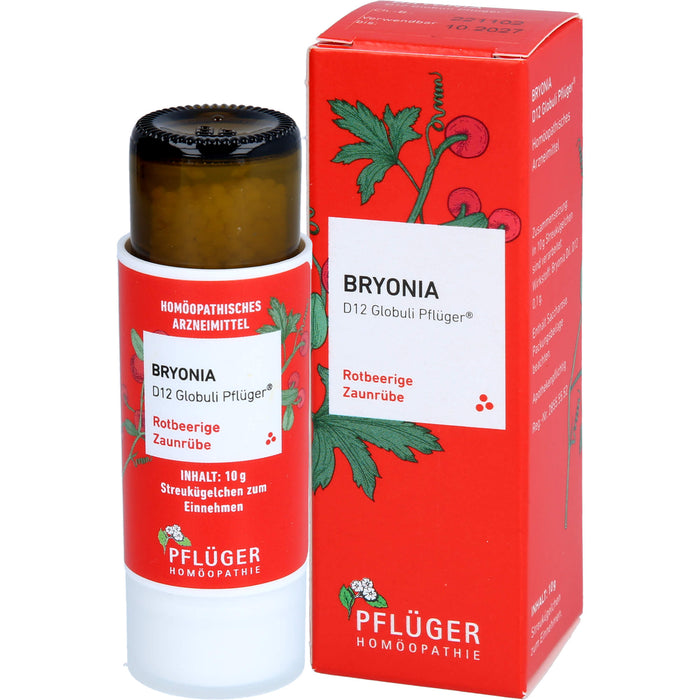 Bryonia D12 Globuli Pflüger Dosierspender, 10 g GLO